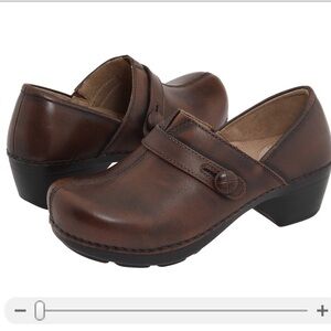 Dansko Brown Leather Clogs